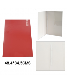 CARPETA FASTENER PLASTIFICADA OFICIO ROJA /200