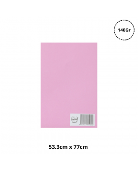 CARTULINA ARTETOP 53,3X77CM 140GRS P. ROSADO /300