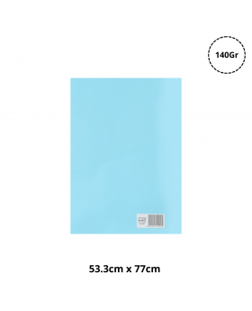 CARTULINA ARTETOP 53,3X77CM 140GRs P. CELESTE /300