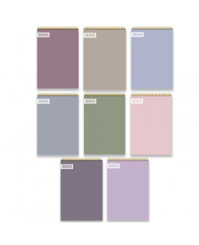 CROQUERA OFICIO DOBLE ESPIRAL MORANDI 70G 80H /40