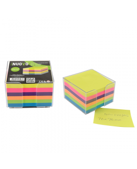 NOTAS ADHESIVAS 6 COLOR ACRILICA 76x76MM 500H /96