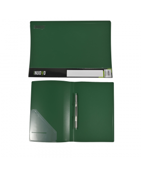 CARPETA CON GUSANO PLASTICA OFICIO VERDE /144