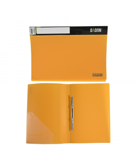 CARPETA CON GUSANO PLASTICA OFICIO AMARILLA /144