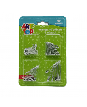 SET 60 ALFILER DE GANCHO 4 MEDIDAS/288