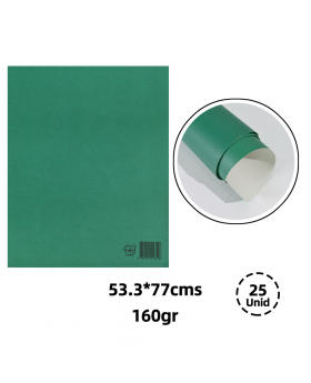 CARTULINA ARTETOP VERDE 53,3x77CM 160GRS /300