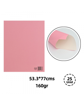 CARTULINA ARTETOP ROSA PASTEL 53,3x77CM 160GRS/300