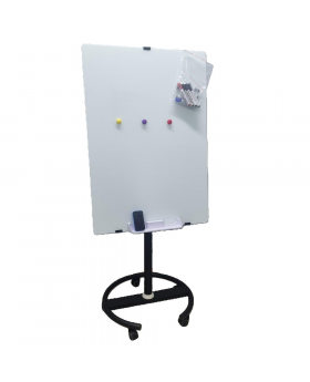 PIZARRA MAGNETICA GLASS 70x100CM Y PEDESTAL AJU /1