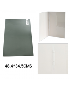 CARPETA FASTENER OFICIO GRIS NUOVO /100