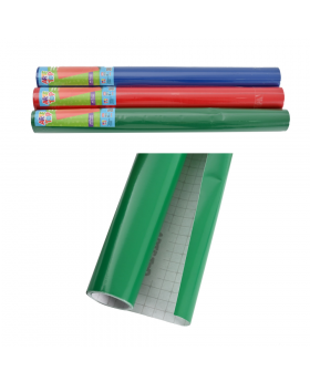 FORRO PLASTICO ADHESIVO COLORES MIX 33x150CM /48