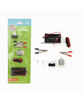 SET ELECTRICO CON LED KIT 8PC /200