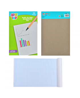 BLOCK PAPEL MILIMETRADO OFICIO ARTETOP 80HJS /50