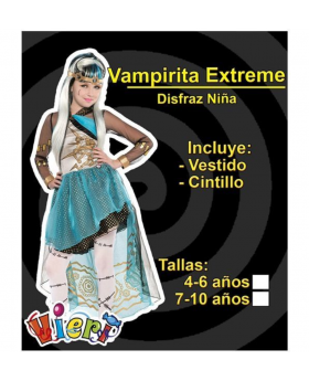 DISFRAZ VAMPIRITA XTREM/36