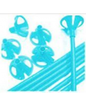 VARILLA PARA GLOBO COLOR CELESTE SET100U /60