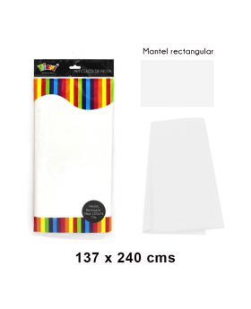 MANTEL FIESTA BLANCO /72