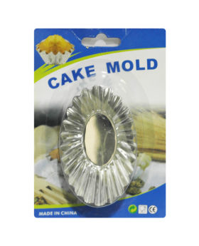 SET 3 MOLDE METAL OVALADO /144