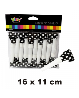 PITO BOA X10 POLKA NEGRO/100