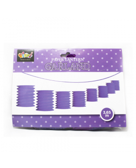 GUIRN. LAMPARA 3,65MT MORADO/120