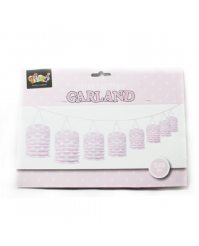 GUIRNALDA LAMPARAS POLKA ROSADO/120