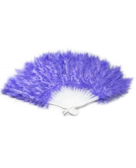 ABANICO PLUMA LILA/100