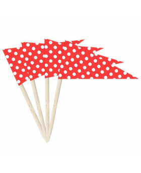 SET 12 PINCHOS ROJOS/300