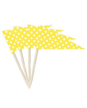 SET 12 PINCHOS AMARILLOS/300