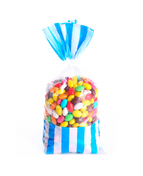 BOLSA C/ AMARRA LINEAS CELESTE/144