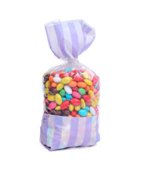 BOLSA C/ AMARRA LINEAS LILA/144