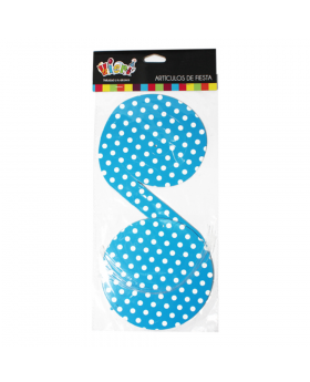 ST ESPIRAL POLKA CELESTE/120