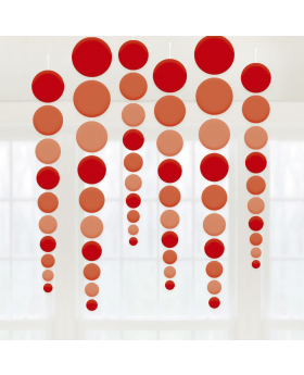 GUIRNALDA CIRCLE ROJO/180