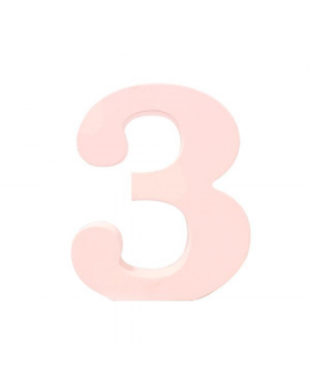 NUMERO 3 ROSADO/120