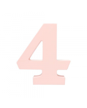 NUMERO 4 ROSADO/120