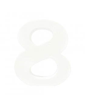 NUMERO 8 BLANCO/120