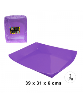 BANDEJA FIESTA LILA /100