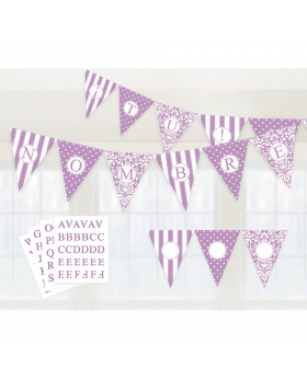 BANNER PERSONALIZADO LILA/100