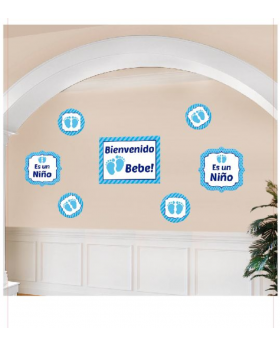 BANNER PARED BABY SHOWER CEL/100