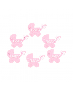 ADORNO BABY SH. COCHE TELA X6/300