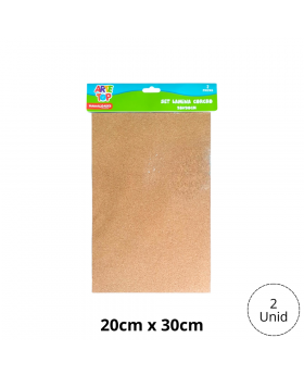 LAMINA CORCHO 20X30CM SET 2UN /200