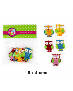 PAÑO LENCI FIGURAS LECHUZA /240