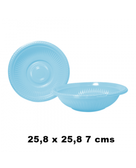 BOWL RED PLAS. 25.8CMS CEL 5PCS/100