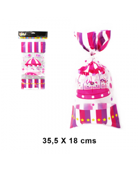 BOLSA SORPRESA CARRUSEL 35.5x18CM SET10U / 200