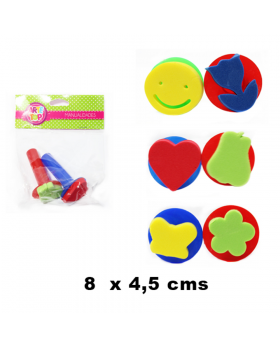 TIMBRE GOMA EVA FORMAS SET2U /144