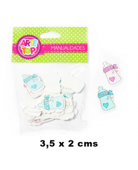 MANUALIDADES MAMADERA CORAZON 2*3,5 24 PCS /480