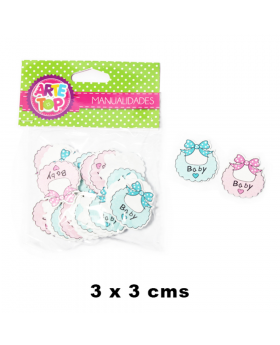 MANUALIDADES BABY SHOWER BABERO 24 PCS /480