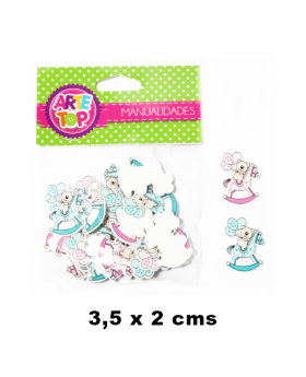 MANUALIDADES CABALLITO 2*3,5 24 PCS /480