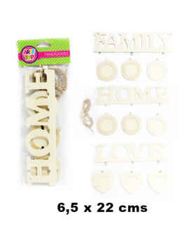 COLGANTE MADERA FAMILY/ 240