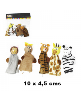 TITERES ANIMALITOS DEDOS *5PCS /250