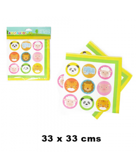 SERVILLETAS ANIMALITOS * 12 UNID /200