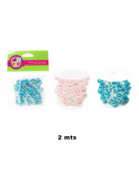 CINTA PERLAS COLORES 2MT/ 360
