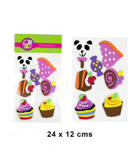 SET FIGURAS NIÑO GOMA EVA/ 300