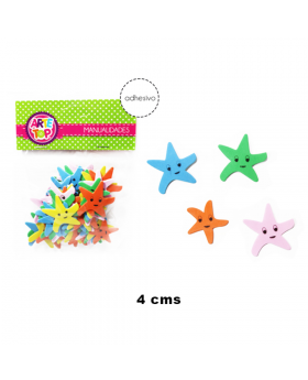 SET FIGURAS ESTRELLA CON OJOS GOMA EVA/ 240